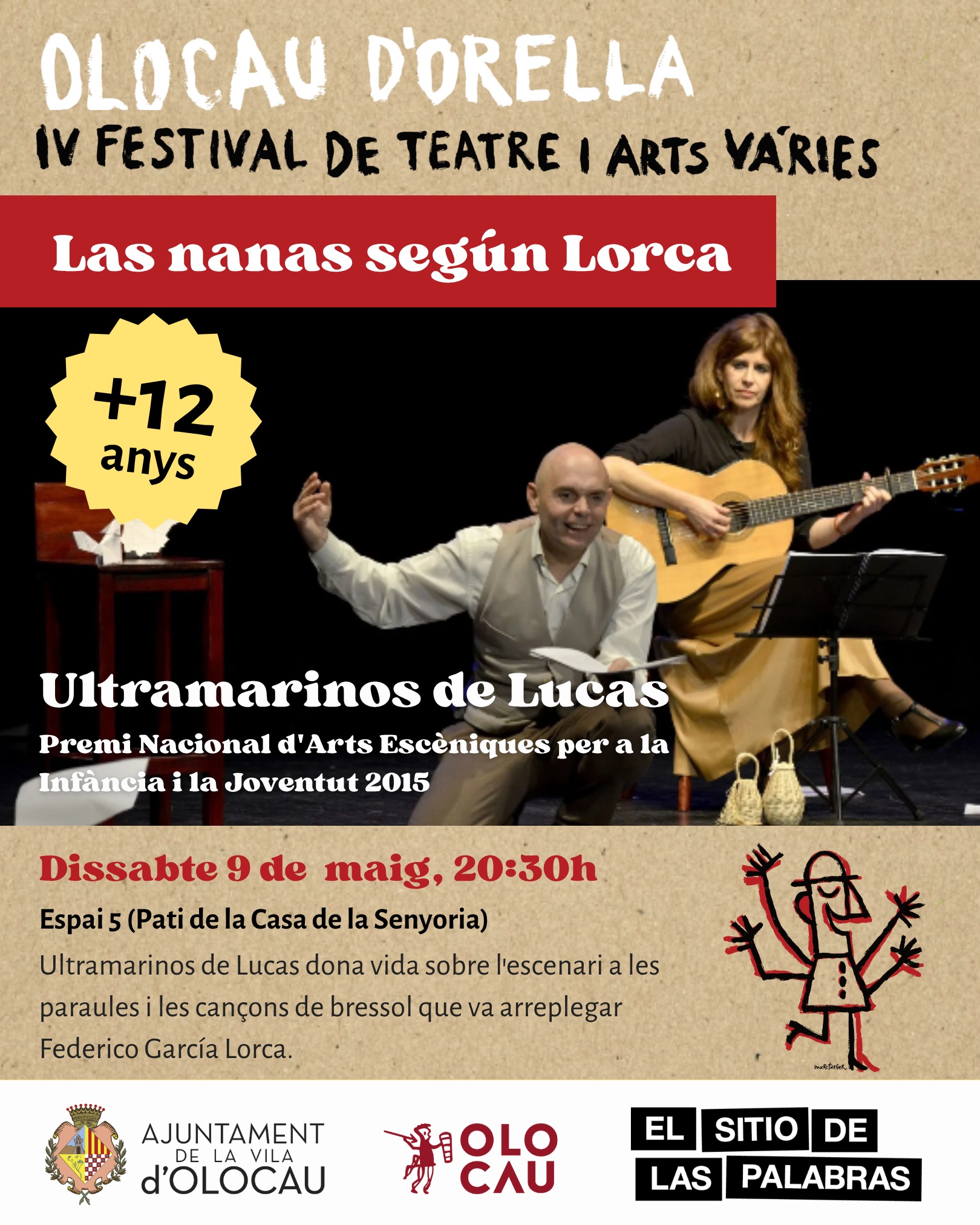 Representació de l'obra ‘Las nanas según Lorca’ (IV Festival Olocau d'Orella)